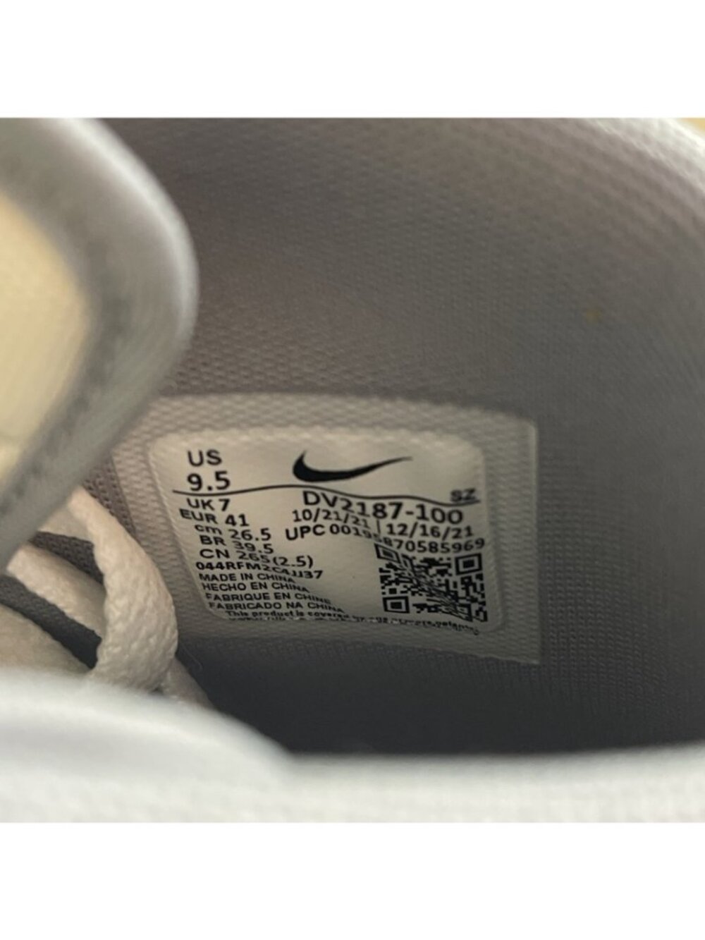 Nike Air Force 1 High "We'll Take It From Here" - Women's Size 9.5 DV2187-100 - Picture 6 of 7